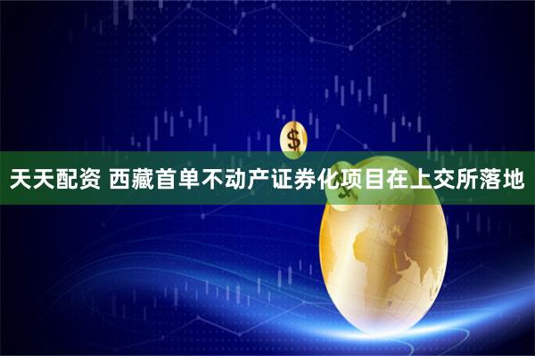 天天配资 西藏首单不动产证券化项目在上交所落地
