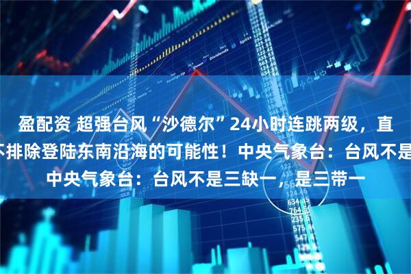 盈配资 超强台风“沙德尔”24小时连跳两级，直径约1000公里，不排除登陆东南沿海的可能性！中央气象台：台风不是三缺一，是三带一
